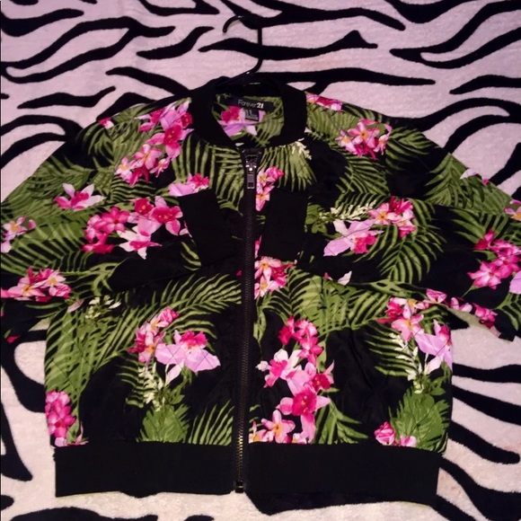 Forever 21 floral jacket - Picture 2 of 3